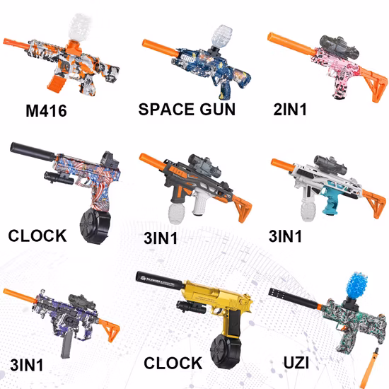 Pistolet Gell Blaster HK416D M416 Akm47, prêt à expédier, pistolet à balle anti-éclaboussures De Gel, pistolet jouet, 2023