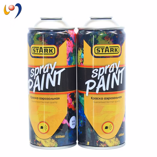 Boîte aérosol vide de fer-blanc de Cmyk de taille faite sur commande pour le jet de peinture